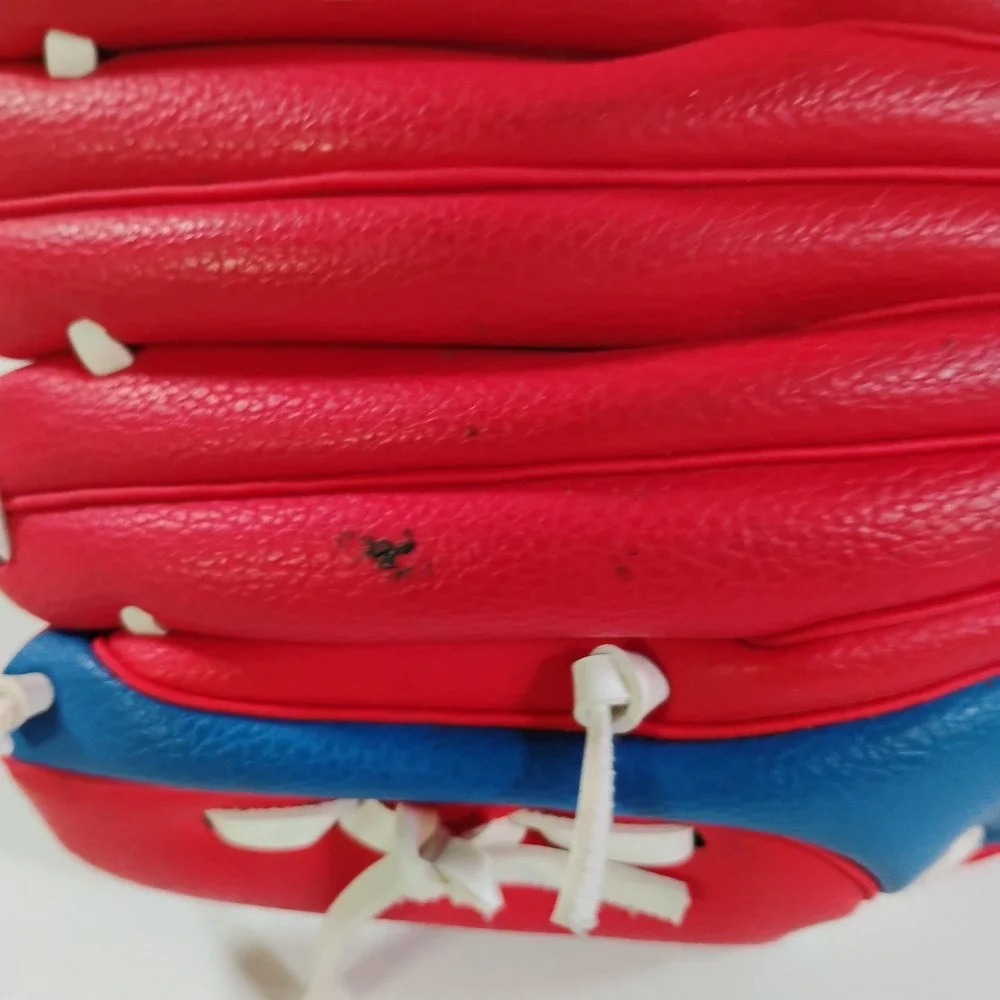 Rawlings Player Series Youth Red Blue Model: PL91SR Baseball Glove